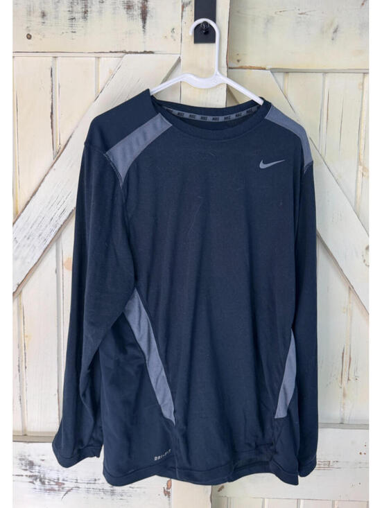 Nike Other - Nike Dri-FIT Long Sleeve Shirt Mens Size XL Blue Stretch Athletic Training